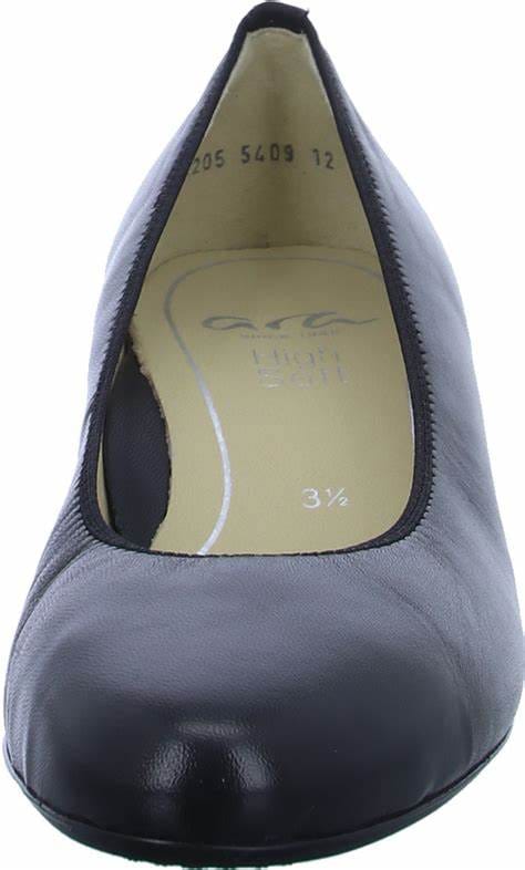 ARA Quinn 1 Pump voor dames, Blauw Blau 06, 3.5 UK Wide