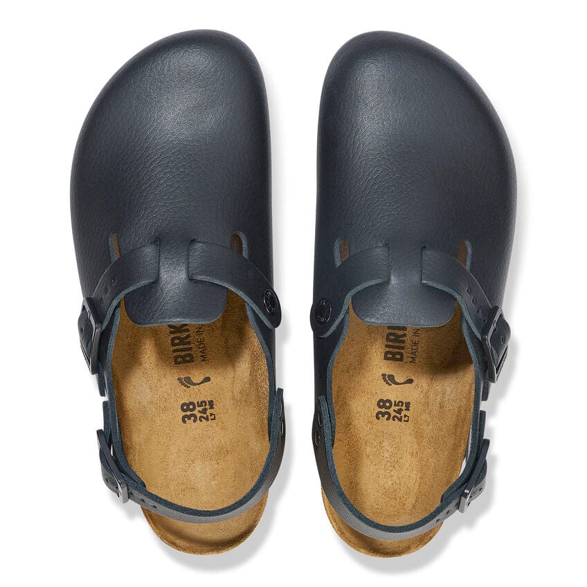 BIRKENSTOCK Tokio PRO LE BLACK クロッグサンダル Birkenstock Tokio Super Grip Clogs - Black Leather | Sole to Soul
