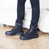 Blondo Mid Boots Blondo Mens Jasper Waterproof Leather Boots (Wide) - Black