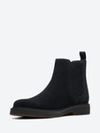 Clarks Ankle Boots Clarks Mens Clarkdale Easy Dress Boots - Black Suede