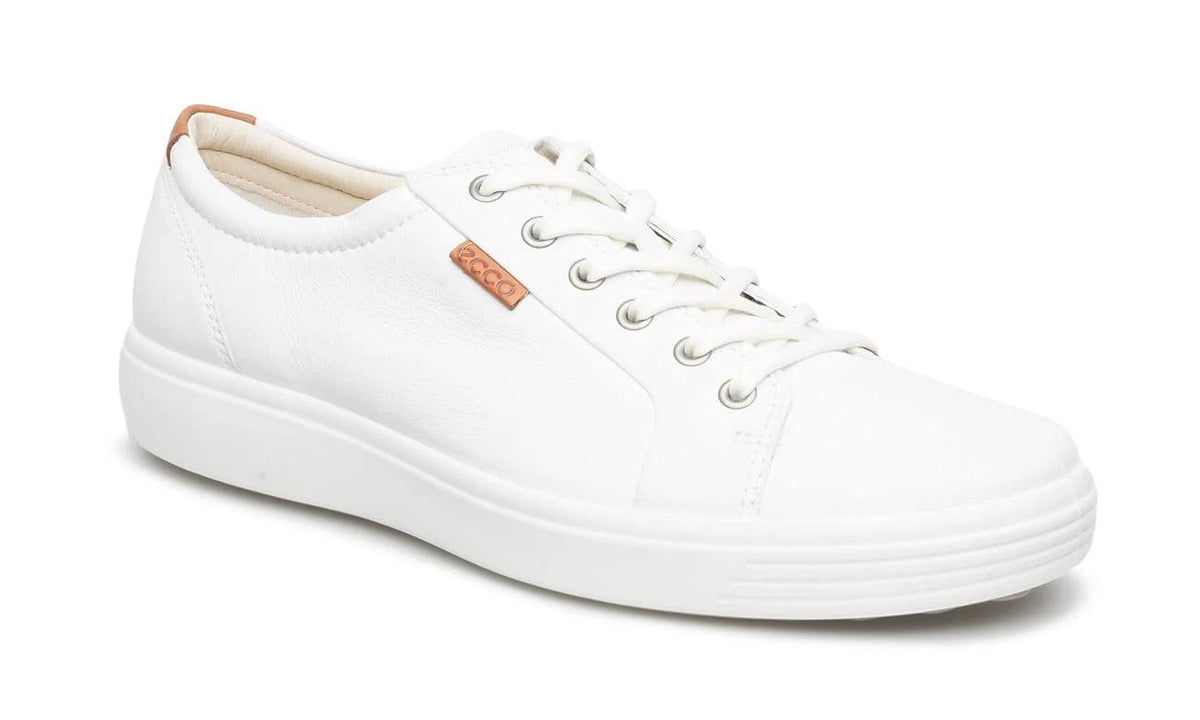 Ecco Mens Soft 7 Sneakers White Sole To Soul Footwear Inc.