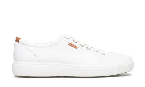 Ecco Lifestyle Sneakers Ecco Mens Soft 7 Sneakers - White