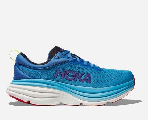Hoka One One Running Shoes blue / 7 / D (Medium) Hoka One One Mens Bondi 8 Running Shoes - Virtual blue / Swim day