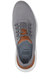 Johnston & Murphy Walking Shoe/Runner AMHERST Lace Dress Sneaker - Grey Knit