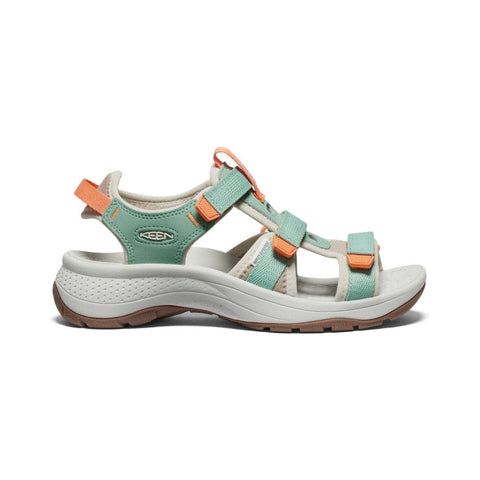 Keen Hiking & Athletic Sandals Keen Womens Astoria West Open Toe Sandals - Granite Green/Tangerine