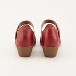 L'Artiste Heeled & Wedge Sandals L'Artiste Womens Americana Wedge Sandal - Red