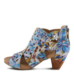 L'Artiste Heeled & Wedge Sandals L'Artiste Womens Icon Fleur Heels - Blue Multi
