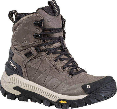 Oboz Footwear Hiking & Athletic Boots 7 / B (Medium) / Brown Oboz Womens Bangtail Insulated B-Dry Waterproof Winter Boots - Peregrine
