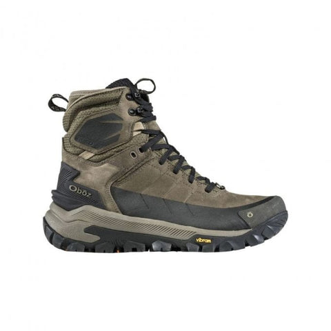Oboz Footwear Hiking & Athletic Boots Oboz Mens Bangtail Insulsted B-Dry Waterproof Hiking Boots - Sediment