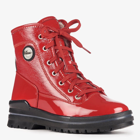 Olang Mid Boots Red / 36 EU / B (Medium) Olang Womens Spoke Boots - Red Patent