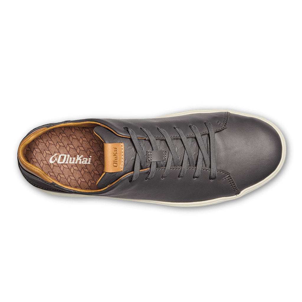 Olukai Mens Lae'ahi Li'Ili Leather Sneaker Stone / Stone Sole To Soul Footwear Inc.