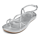 OluKai Summer Sandals 6 WAIAU Women’s Slingback Sandals - Silver