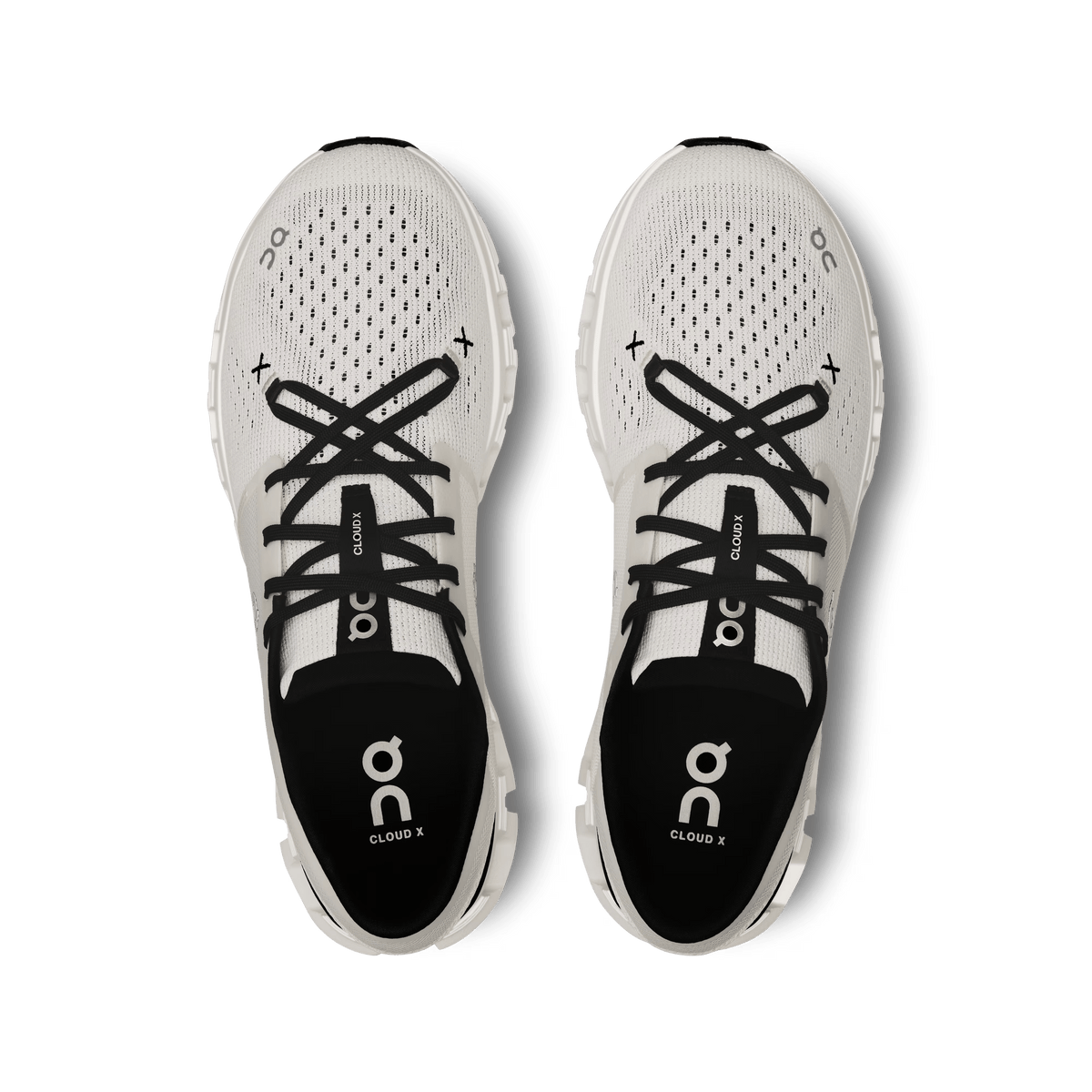 On Cloud Men's Cloud X4 Running Shoes- Ivory/Black – Sole To Soul