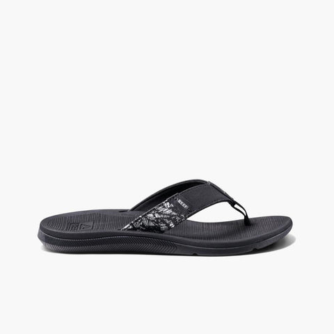 Reef Flip Flop Sandals Black/White / 5 / B (Medium) Reef Womens Santa Ana Sandals - Black/White