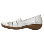Rieker 0 - Shoes Rieker Womens Slip On Loafers - White