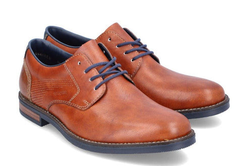 Rieker Lace-Ups & Oxfords 40/7.5US Rieker Mens Leather Dress Shoe - Brown