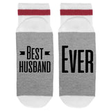 Sock Dirty To Me Socks Matte Black Best Husband EVER! - Men