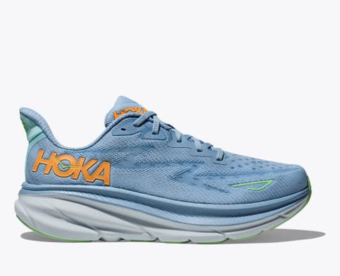 Sole To Soul Footwear Inc. 8 Hoka One One Mens Clifton 9 Running Shoes (Wide) - Dusk/ Illusion