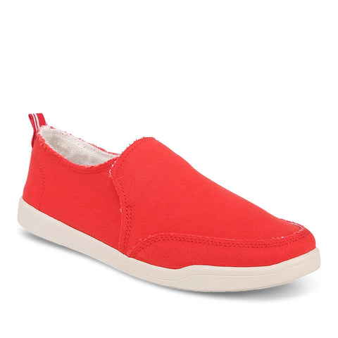 VIONIC Lifestyle Slip-On Sneakers Copy of Vionic Womens Malibu Canvas Slip On Sneakers - Racing Red
