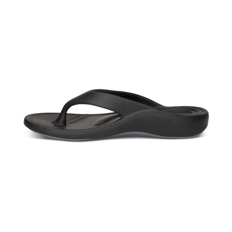 Aetrex Womens Maui Sandals - Black – Sole To Soul Footwear Inc.