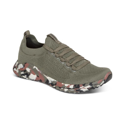 Aetrex Sneakers 35 / Olive / M Aetrex Womens Carly - Olive
