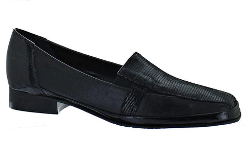 Amalfi Shoe Black Leather / 5 US / N Amalfi Womens Ida Loafers - Black Nappa Leather