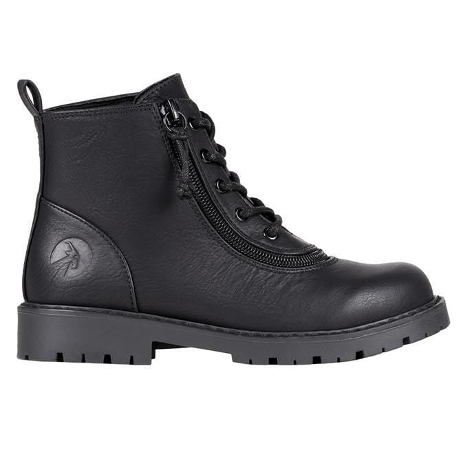 Kids black hotsell lace up boots