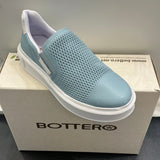 bottero Shoe 35 / M / Blue Bottero Womens Lala Slip-On Shoes- Blue