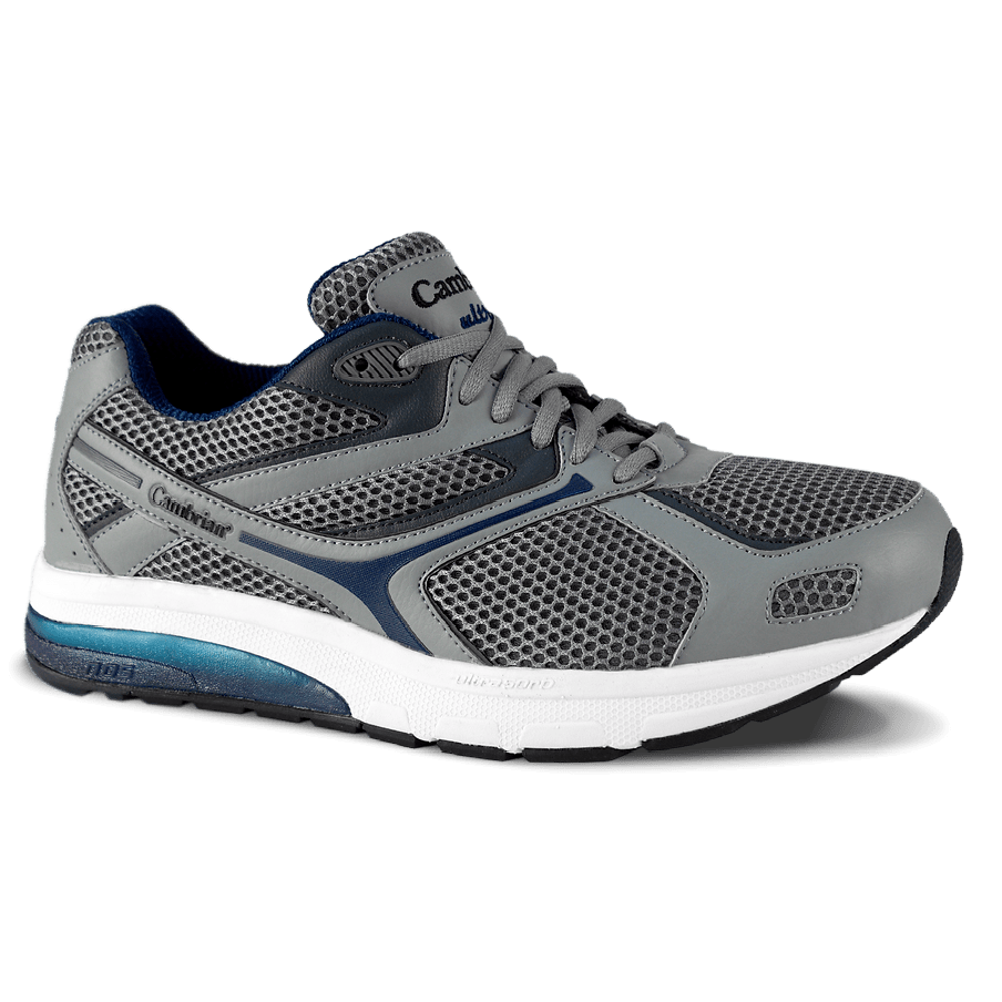 Sole to Soul Cambrian Mens Orthopedic Ultra Walking Shoe Grey