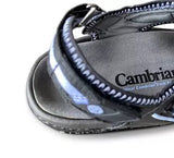 Cambrian Cambrian Womens Orthopedic Marina Sandal - Black / Grey / Light Blue