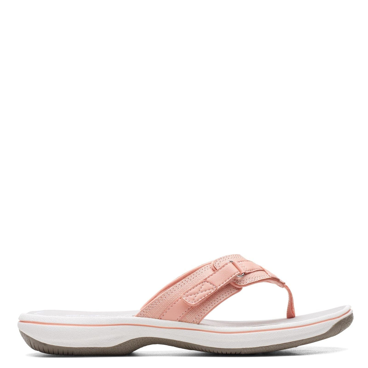 Sole to Soul Clarks Womens Breeze Sea Sandals Peach Calgary