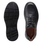 Clarks Shoe Clarks Mens Un Brawley Pace Lace Up Shoes - Black