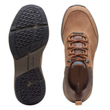 Clarks Shoe Clarks Mens Wave 2.0 Tie Loafers (Wide) - Dark Tan Nubuck