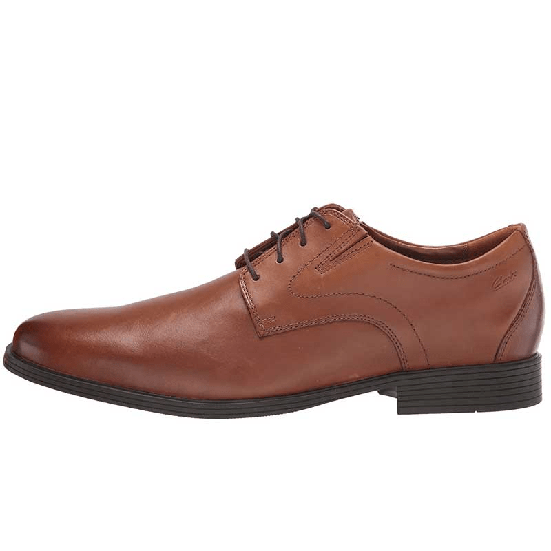 Clarks tan best sale shoes mens