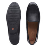 Clarks Shoe Clarks Womens Un Blush Ease Slip On Shoes - Black