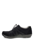 Dansko Shoe Dansko Womens Henriette Sneakers (Wide) - Black/Black Suede