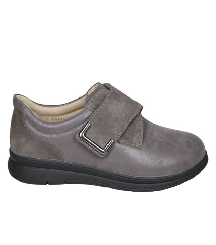 Finn Comfort Shoe Finn Comfort Womens Neiva Shoes -Balenastretch / Asphalt