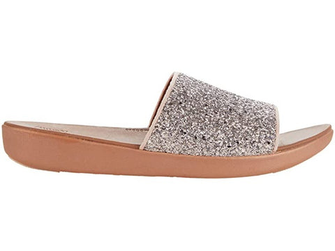 Fitflop Sandals 5 US / M / Coral Pink Fitflop Womens Sola Glitter Mix Slides - Coral Pink