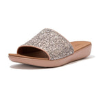 Fitflop Sandals Fitflop Womens Sola Glitter Mix Slides - Coral Pink