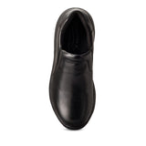Gravity Defyer Shoe Gravity Defyer Mens Compass 2.0  Full Grain Leather Walking Shoes - Black