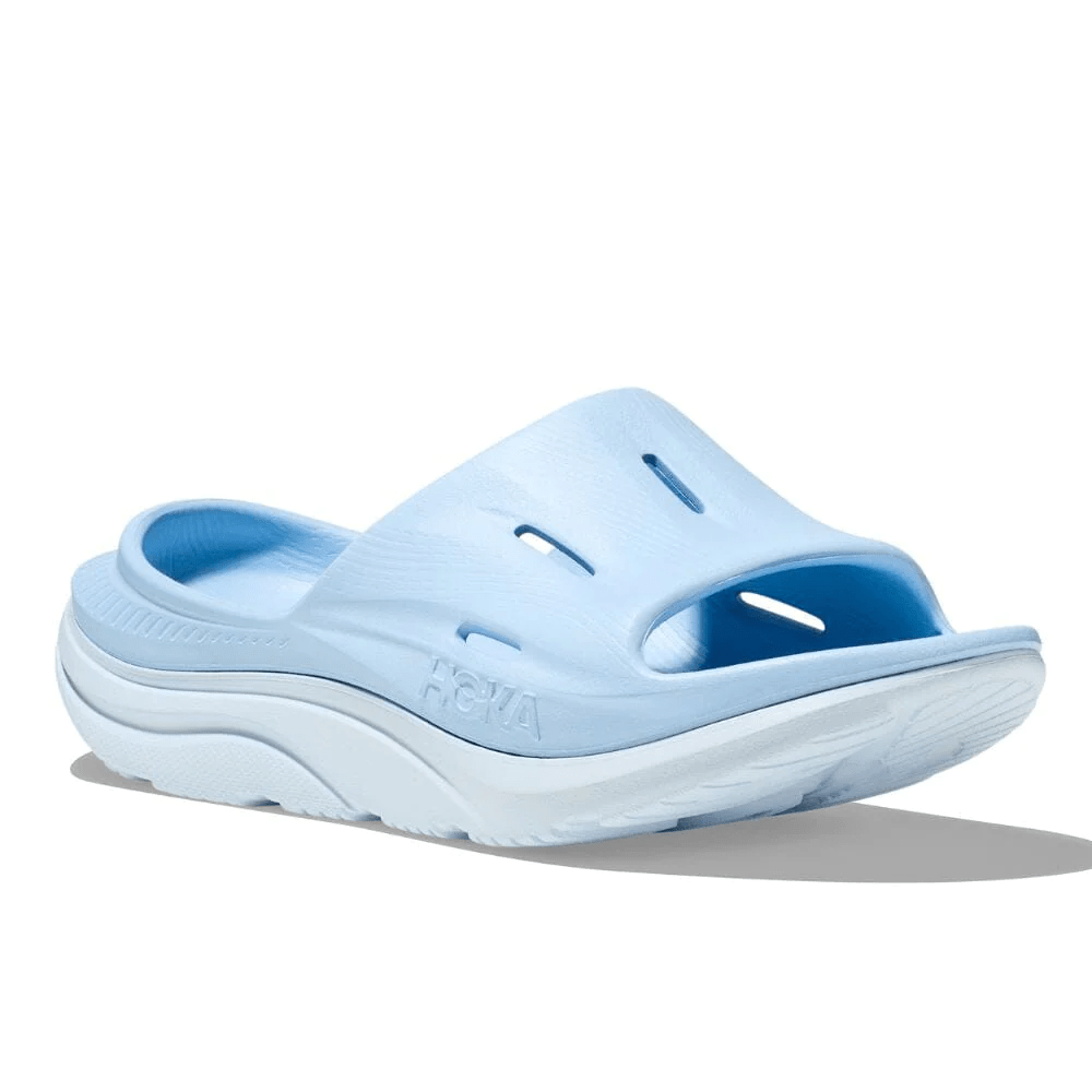 Hoka One One Unisex Ora Recovery Slides 3 Blue and Black Sole