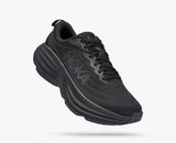 Hoka One One Shoe Hoka One One Mens Bondi 8 (Wide) Running Shoes - All Black