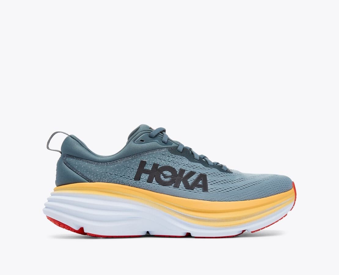 Hoka Mens Bondi 8 Running Shoes (Extra Wide) - Goblin Blue