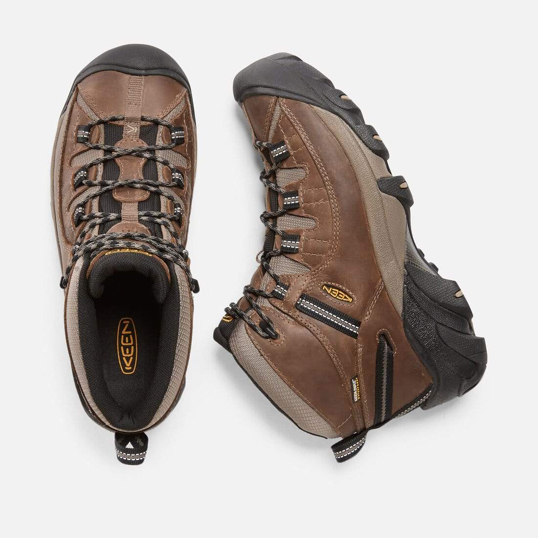 Men's Targhee II Mid Waterproof Hiking Boots | Shitake/Brindle