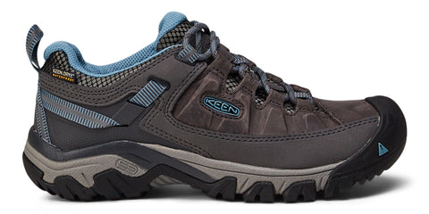 Keen Boots Keen Womens Targhee III Waterproof Hiking Shoes -Magnet/Atlantic Blue