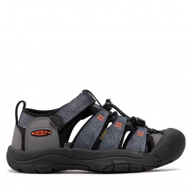 Keen Kids Newport H2 Sandals Steel Grey Black Sole To Soul