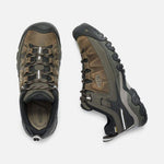 Keen Shoe Keen Mens Targhee III Waterproof Hiking Shoes (Wide) - Bungee Cord/ Black
