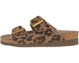 Mephisto Sandals Mephisto Womens Hester Fuzzy Sandals (Wide) - Sweety Jaguar Brown