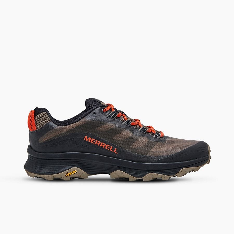 Merrell all hot sale black shoes