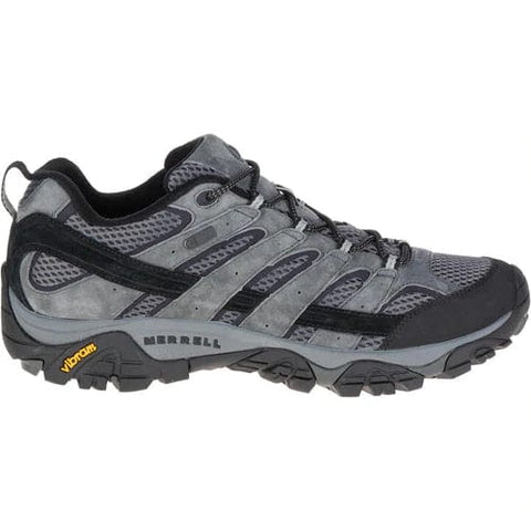 Merrell Shoe Merrell Mens Moab 2 Waterproof Hiking Shoes (Wide) - Granite